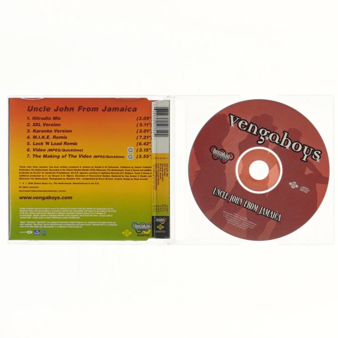 CD: Vengaboys - Uncle John From Jamaica