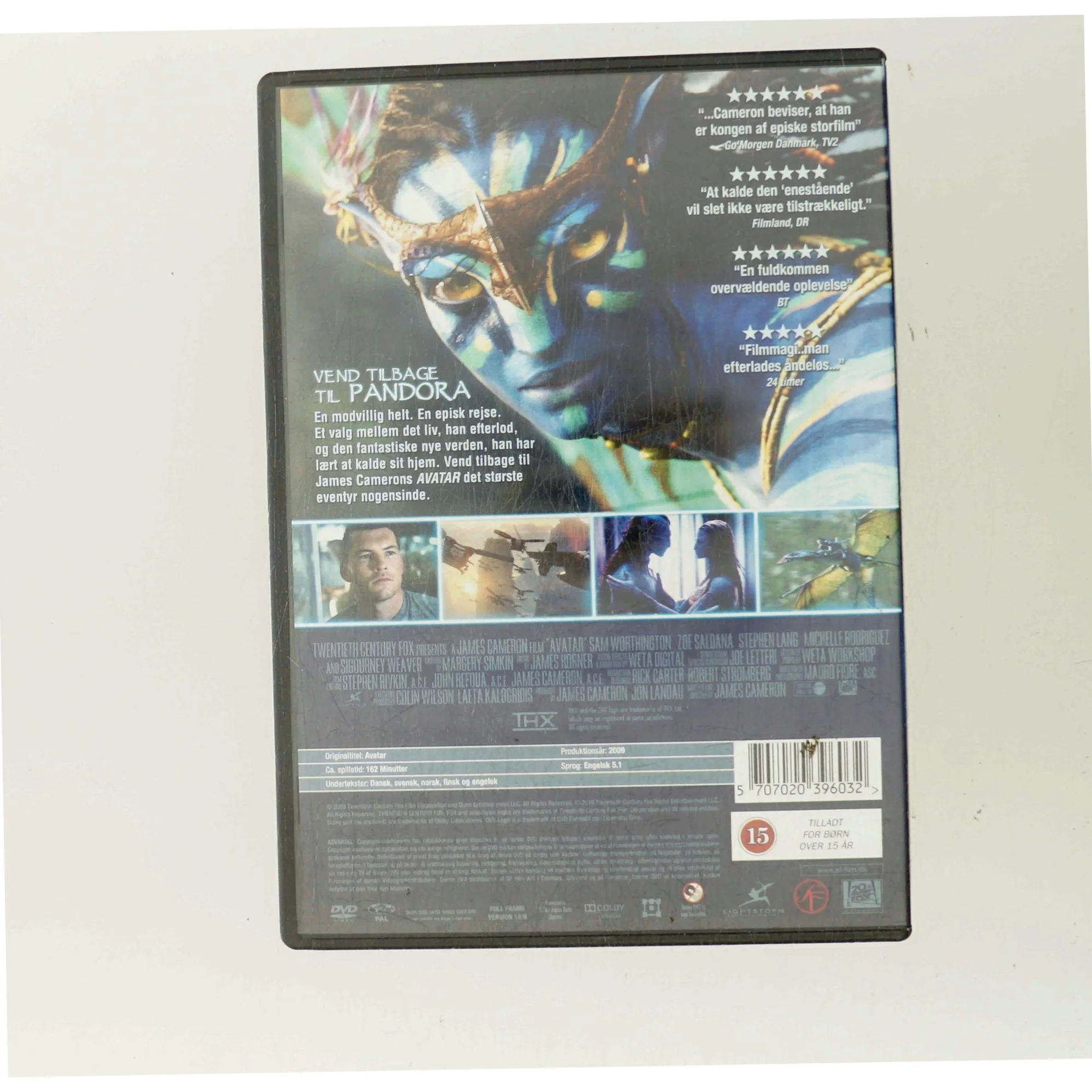 Avatar                            <span class="label label-blank pull-right">Uudlejet lejefilm edition</span> med Sam Worthington (DVD)