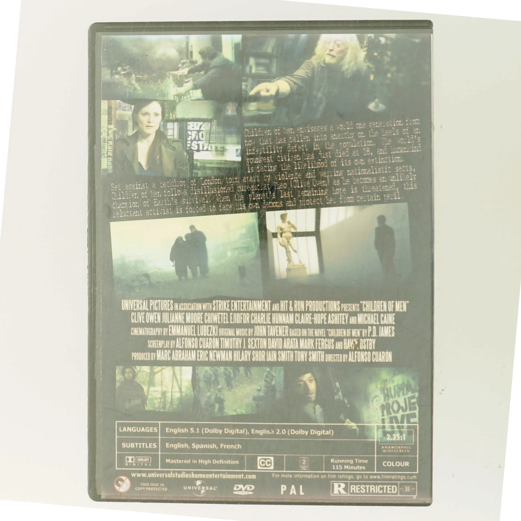 Children of Men med Clive Owen (DVD)