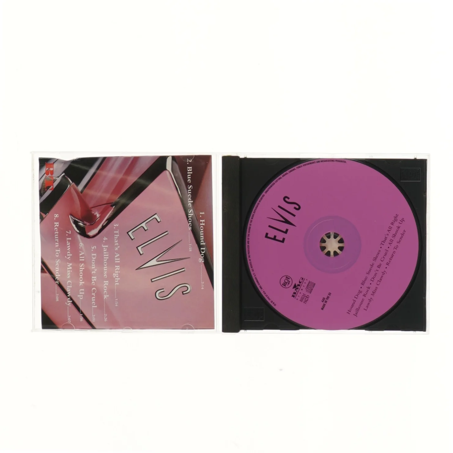 Elvis Presley CD (str. 12,5x14 cm)