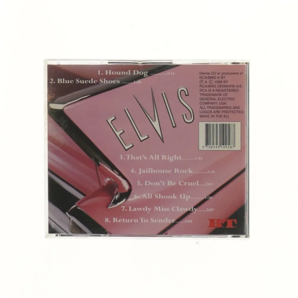Elvis Presley CD (str. 12,5x14 cm)