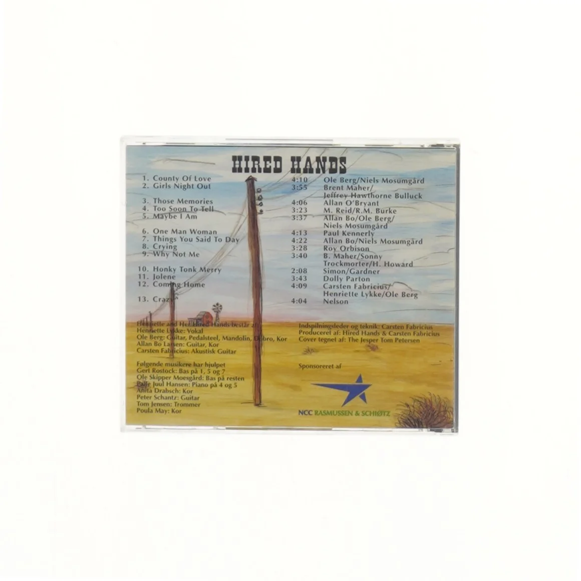 Henriette & Her Hired Hands CD (str. 12,5x14 cm)