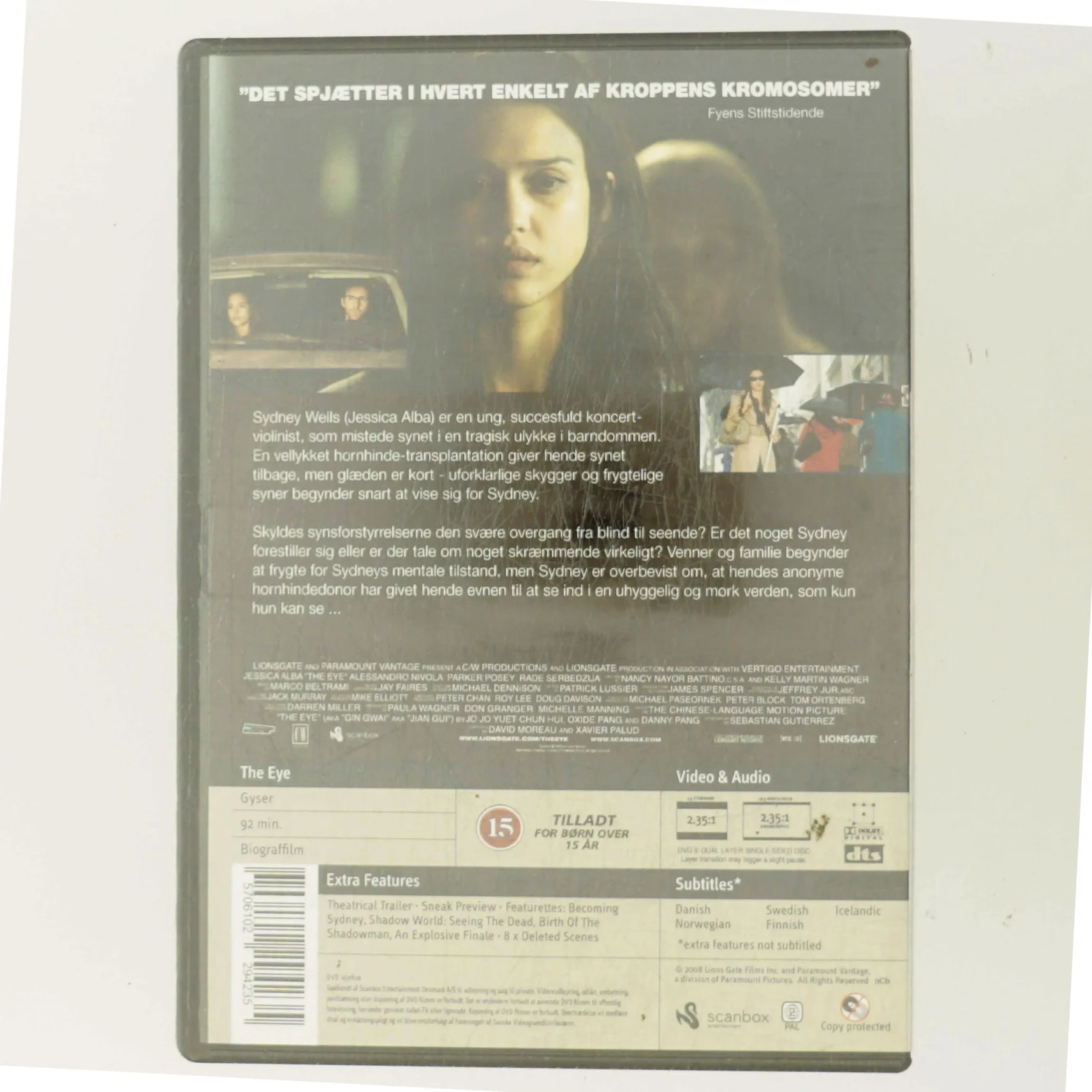 The Eye med Jessica Alba (DVD)