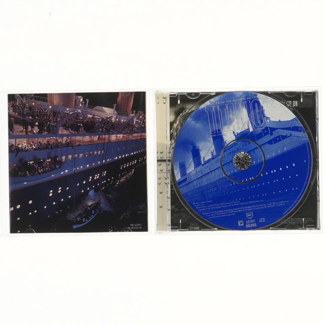Titanic soundtrack CD fra Sony Classical