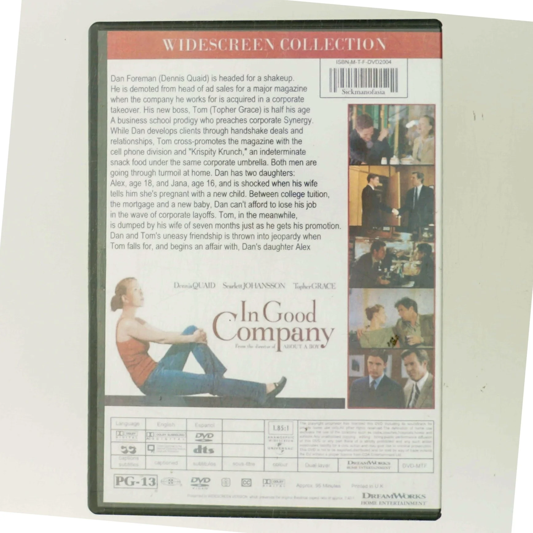 In Good Company med Dennis Quaid (DVD)