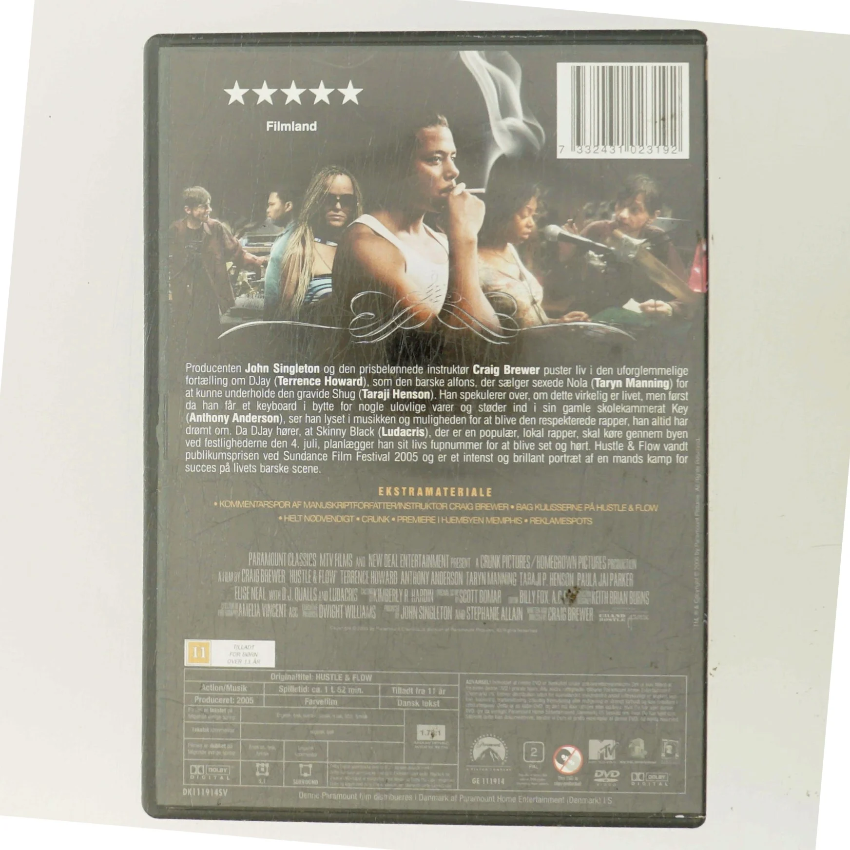 Hustle & Flow med Terrence Howard (DVD)