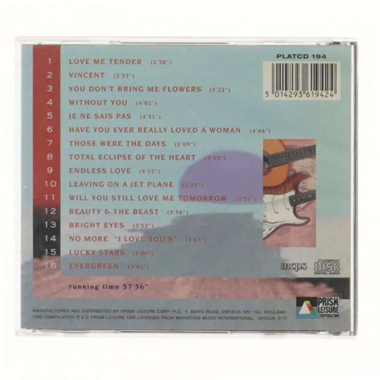 CD: The Romantic Guitar fra Prism Leisure