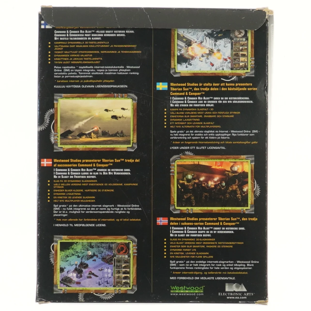 Command & Conquer: Tiberian Sun spilpakke fra Westwood Studios