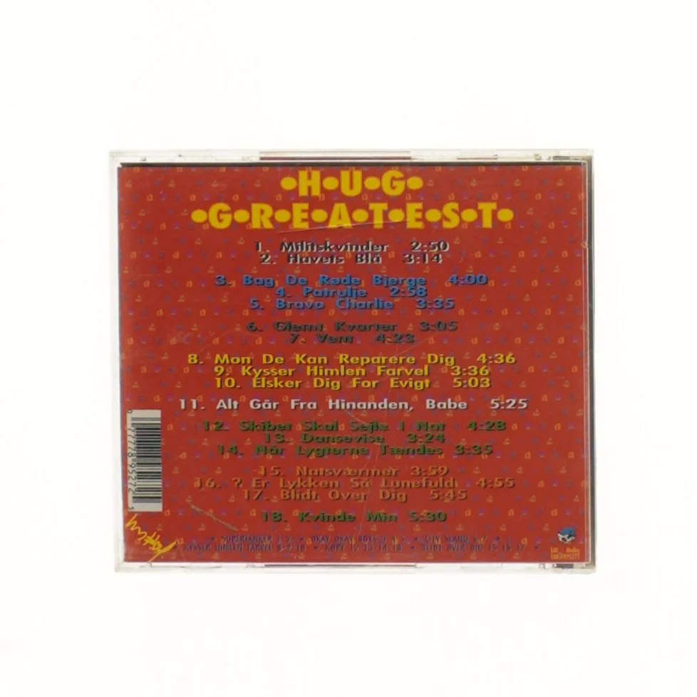 CD album: HUGO Greatest (str. 12,5x14 cm)