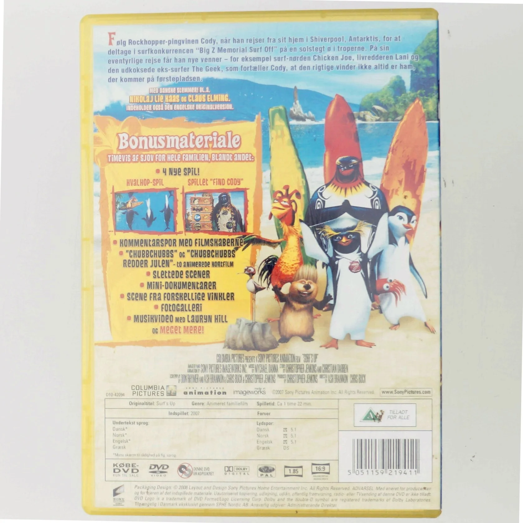 Surf´s up med Ikke tilgængelig (DVD)