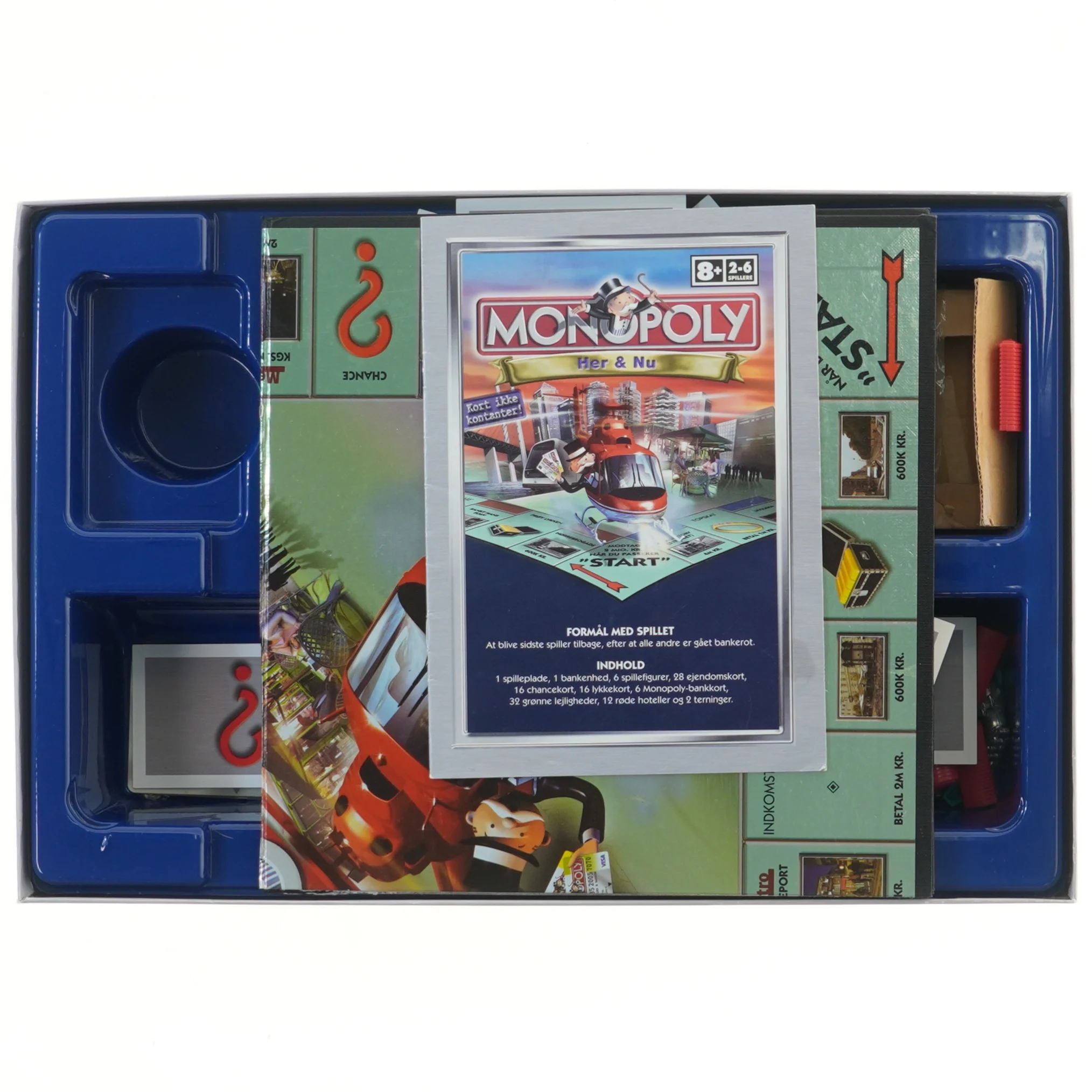 Monopoly Her & Nu brætspil (str. 40x27 cm)