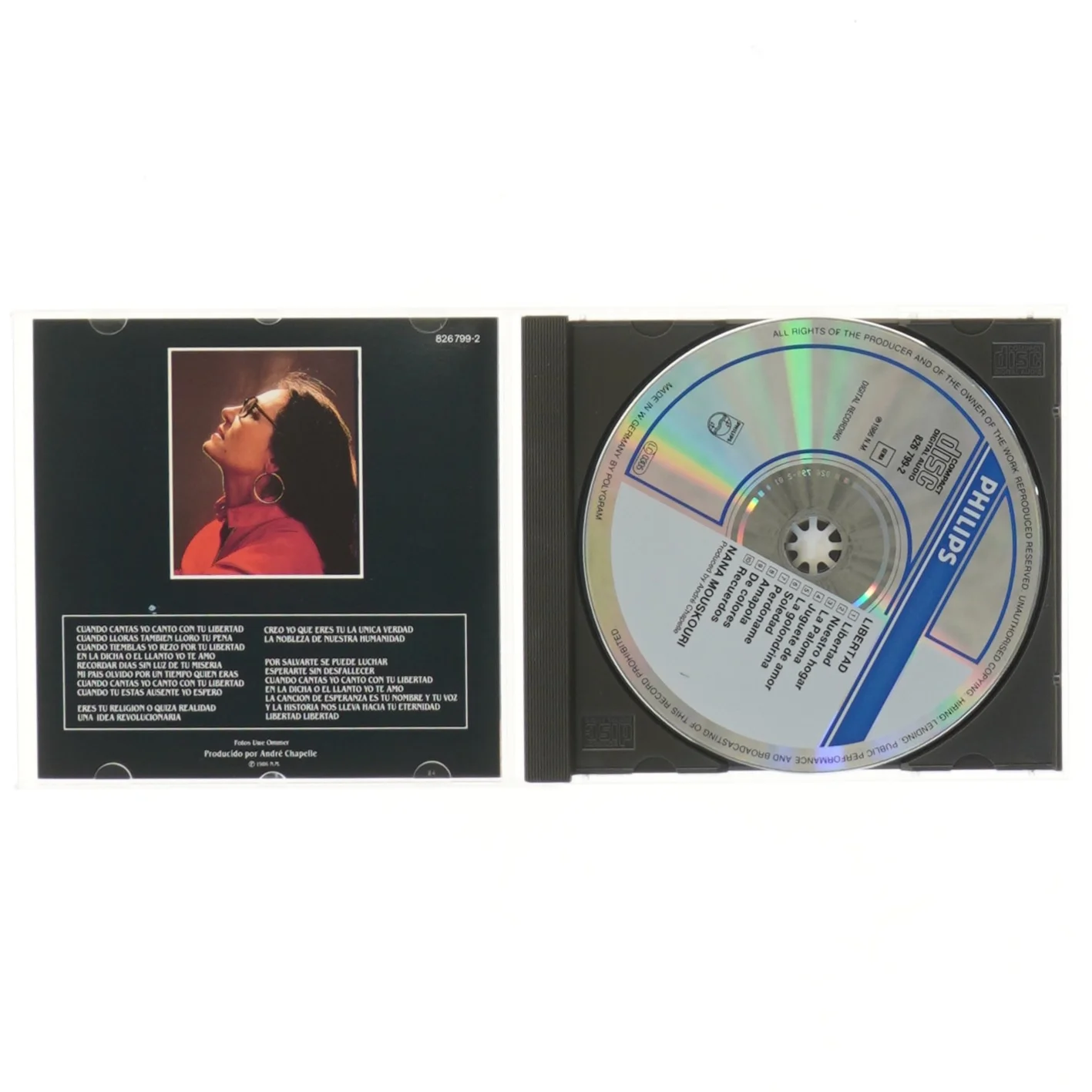 Nana Mouskouri CD - Libertad fra Philips
