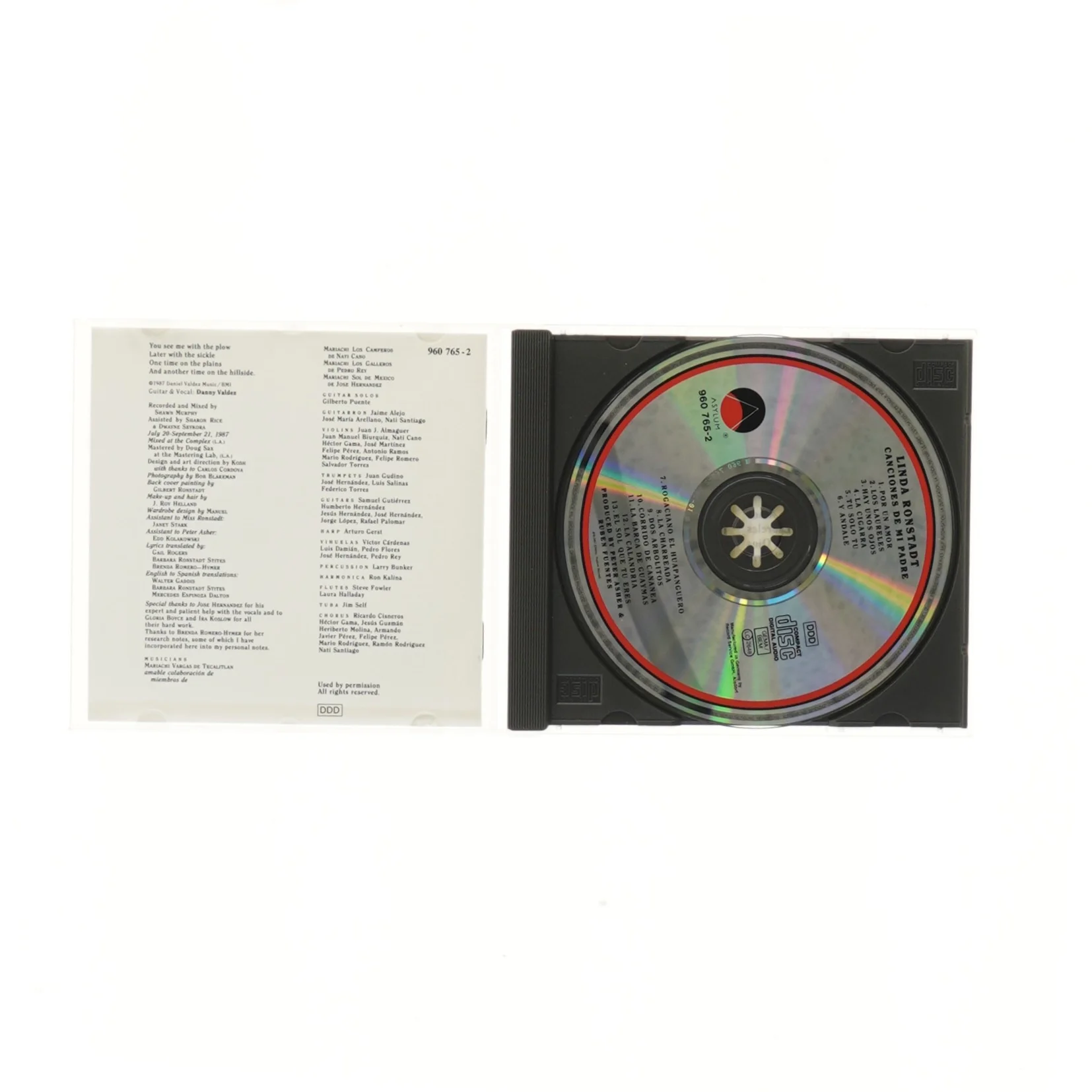 Canciones de mi Padre CD af Linda Ronstadt fra Asylum