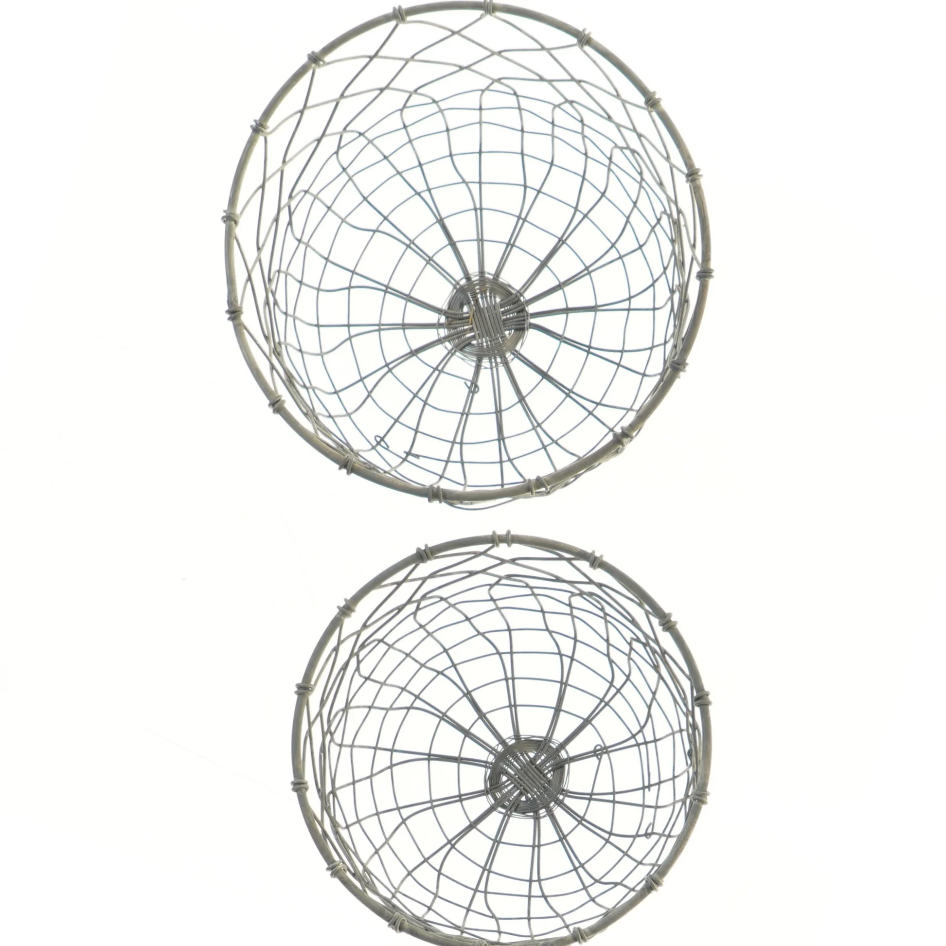 Trådkurve sæt af 2 (str. Ø 19 og 16 cm)