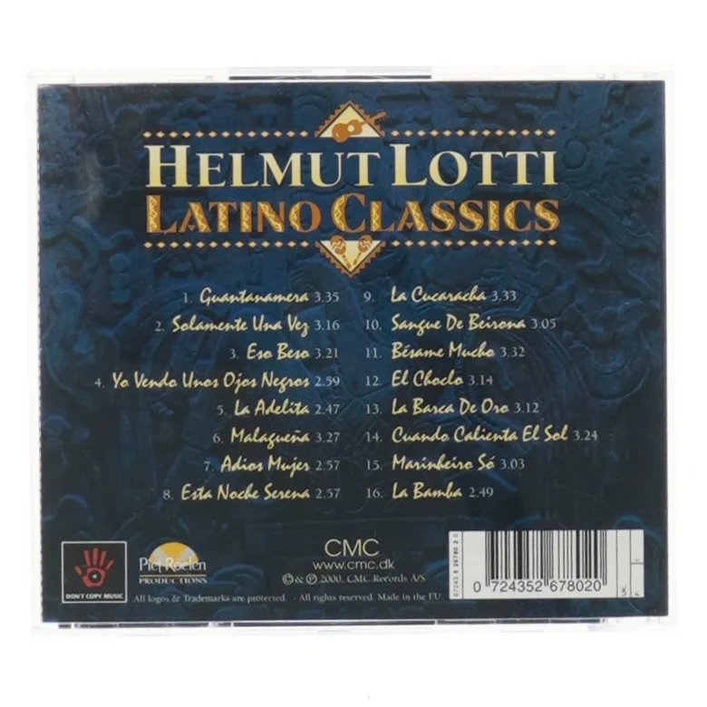 Helmut Lotti Latino Classics CD fra Helmut Lotti