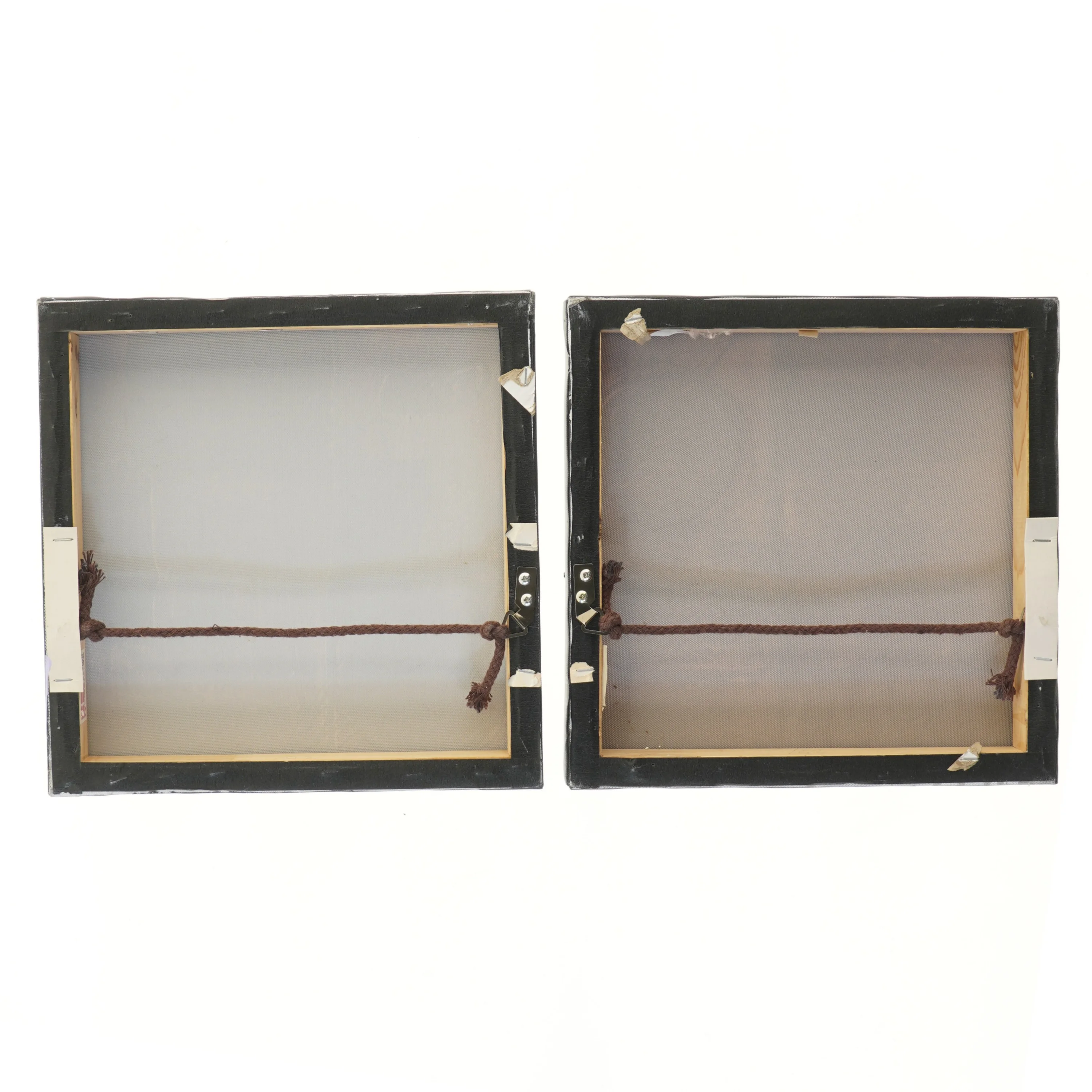 Abstract malerier fra Danish Design (str. 2 stk 30x30 cm)