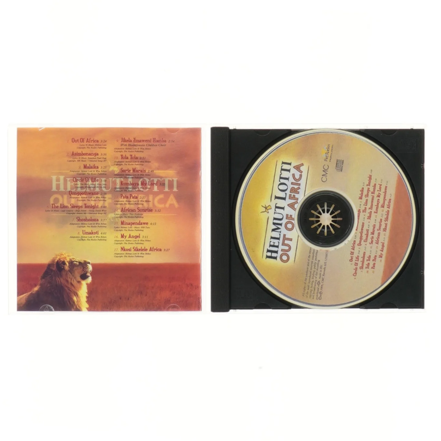 Helmut Lotti Out of Africa CD fra Helmut Lotti