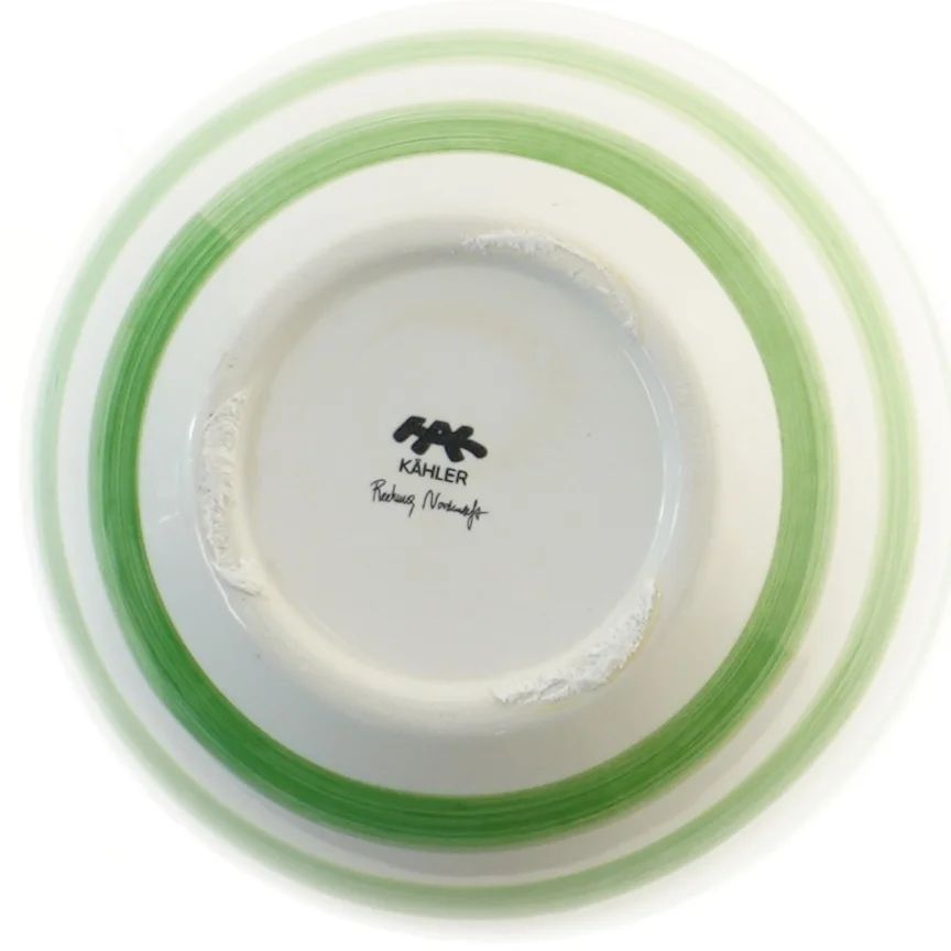 Stribet vase af Kähler fra Kähler (str. 20 cm)