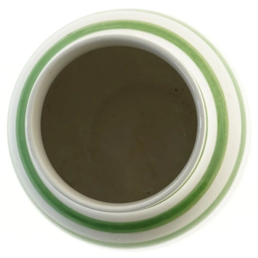 Stribet vase af Kähler fra Kähler (str. 20 cm)