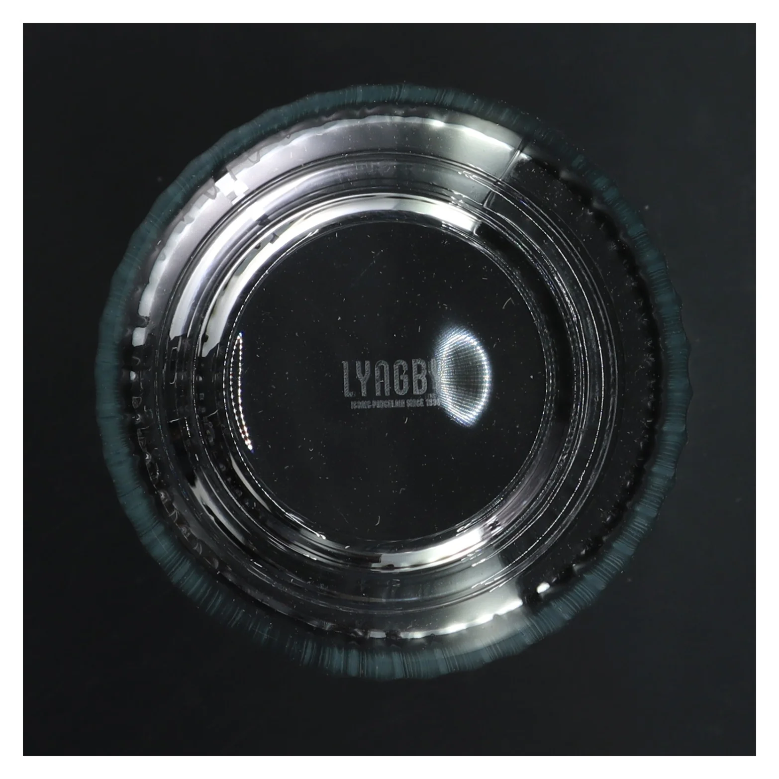 Lyngby glasvase fra Lyngby (str. Ø 20 cm)