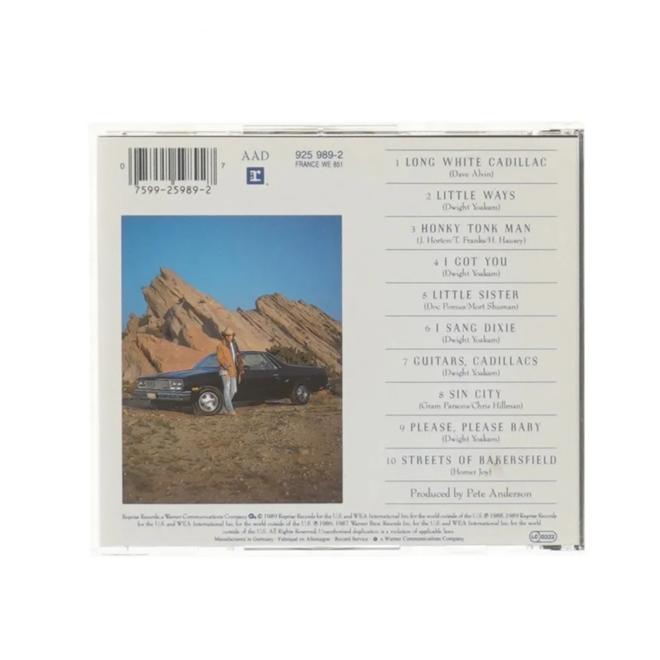 Dwight Yoakam CD - Just Lookin' For A Hit fra Reprise Records