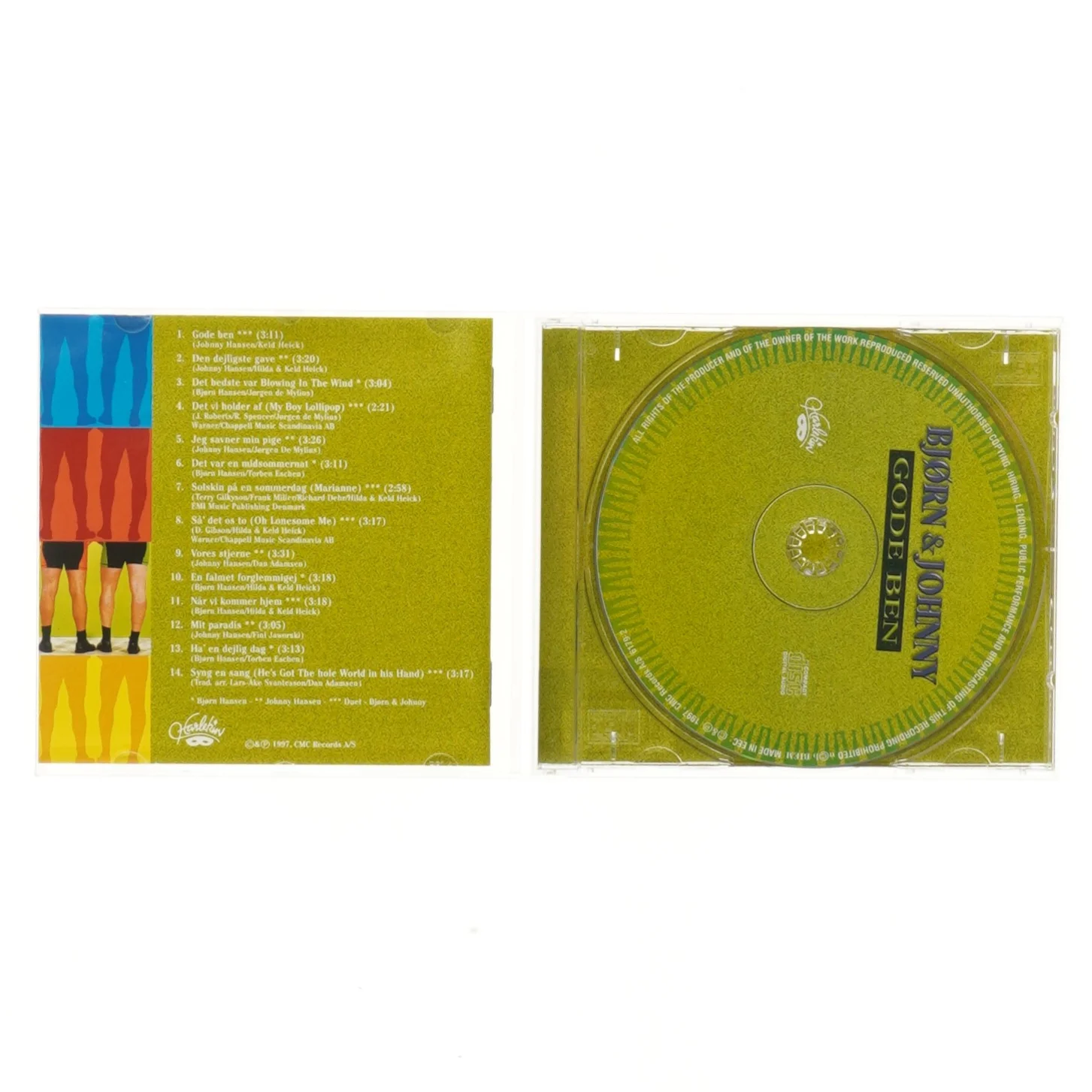 Bjørn & Johnny - Gode Ben CD fra Harlekin