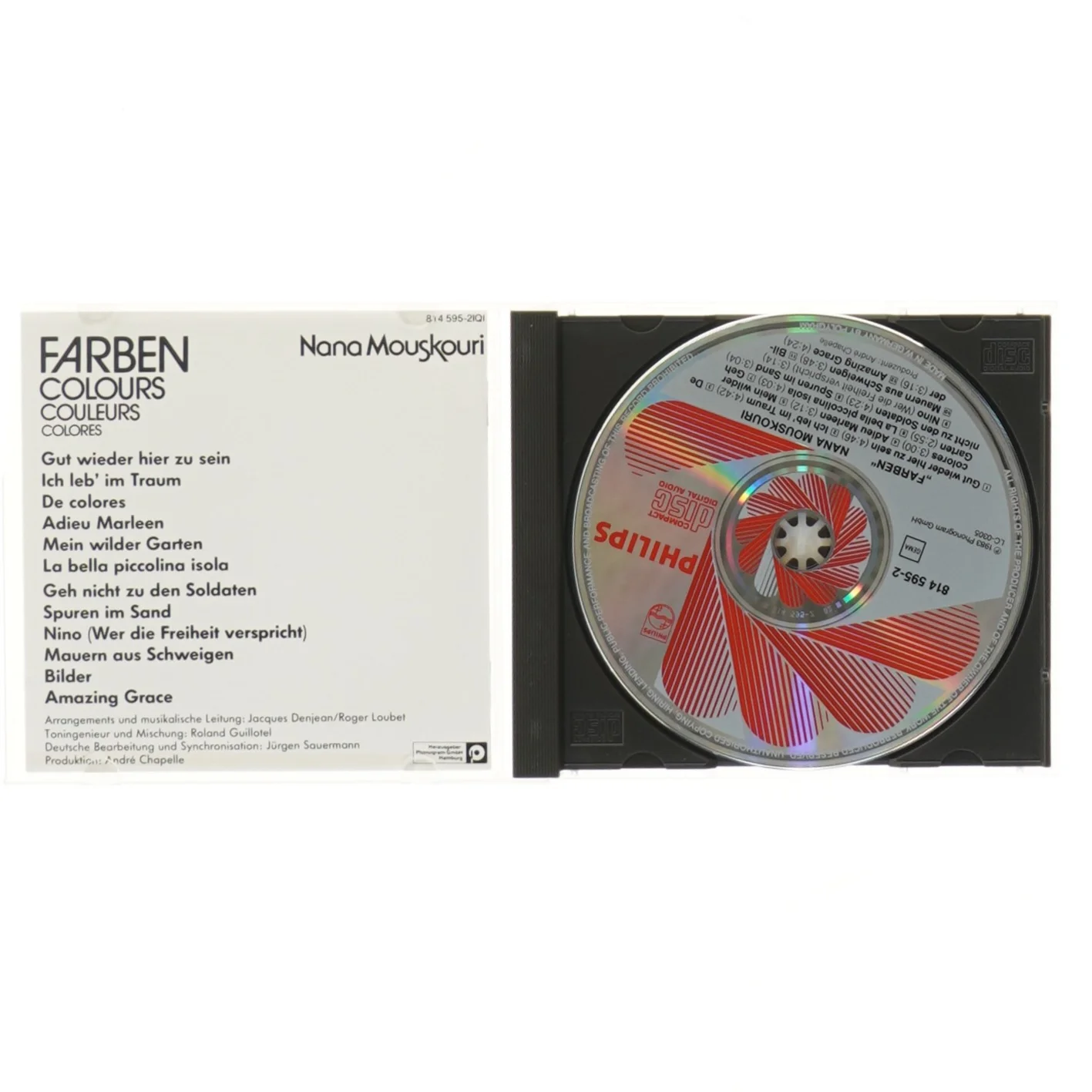 Farben Colours Nana Mouskouri CD fra Philips