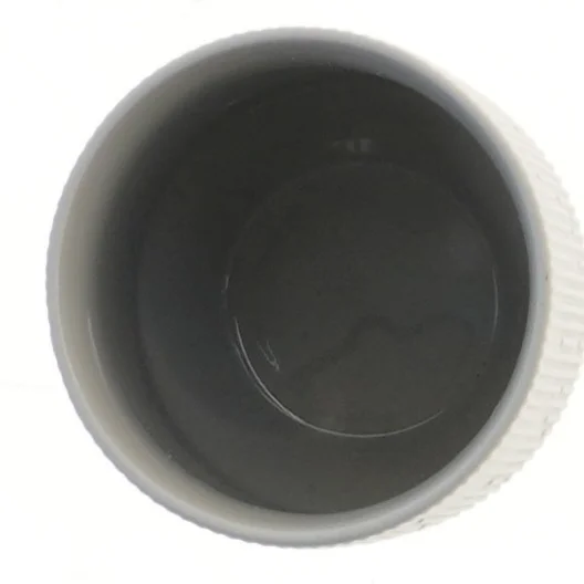 Grå vase fra House of Sander (str. Ø 9 cm længde 10 cm)