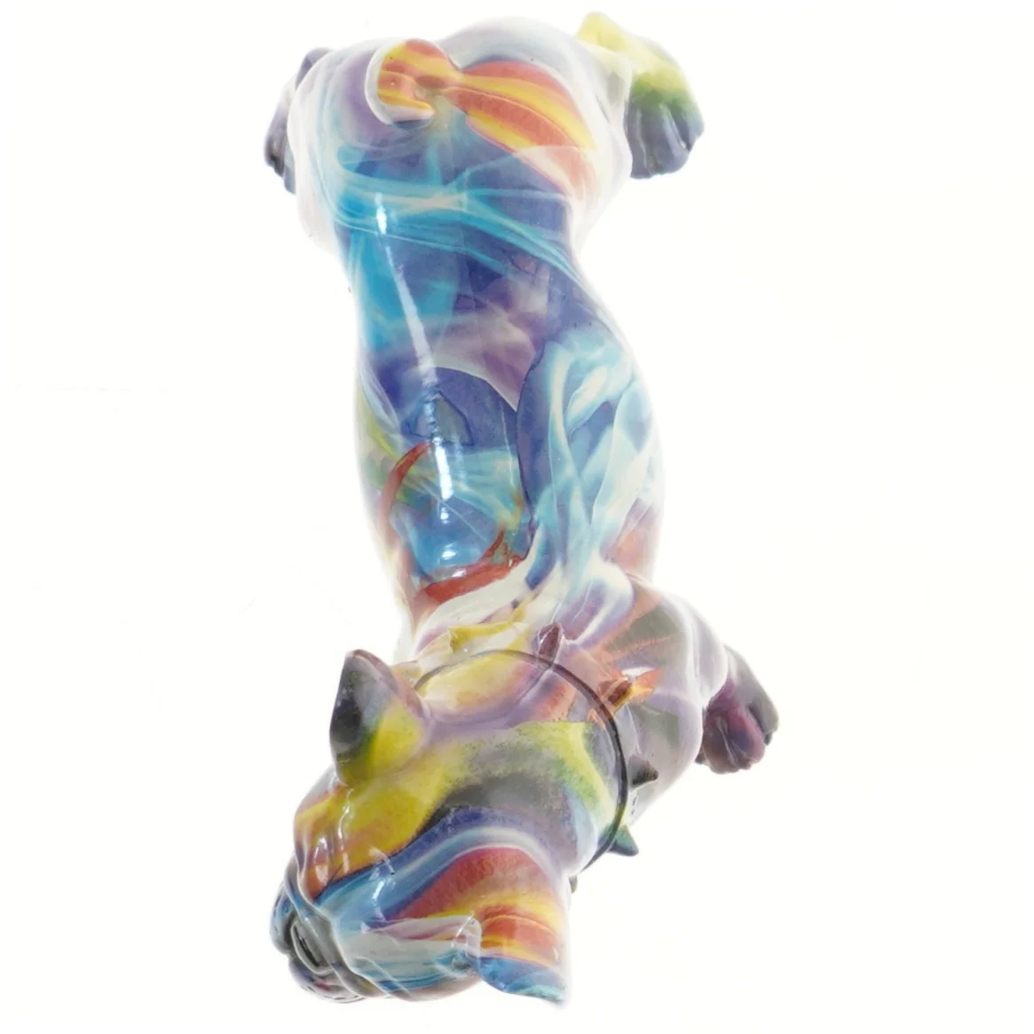 Dekorativ bulldogfigur (str. 22x19x11 cm)