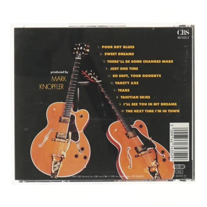 Chet Atkins og Mark Knopfler - Neck and Neck CD fra CBS