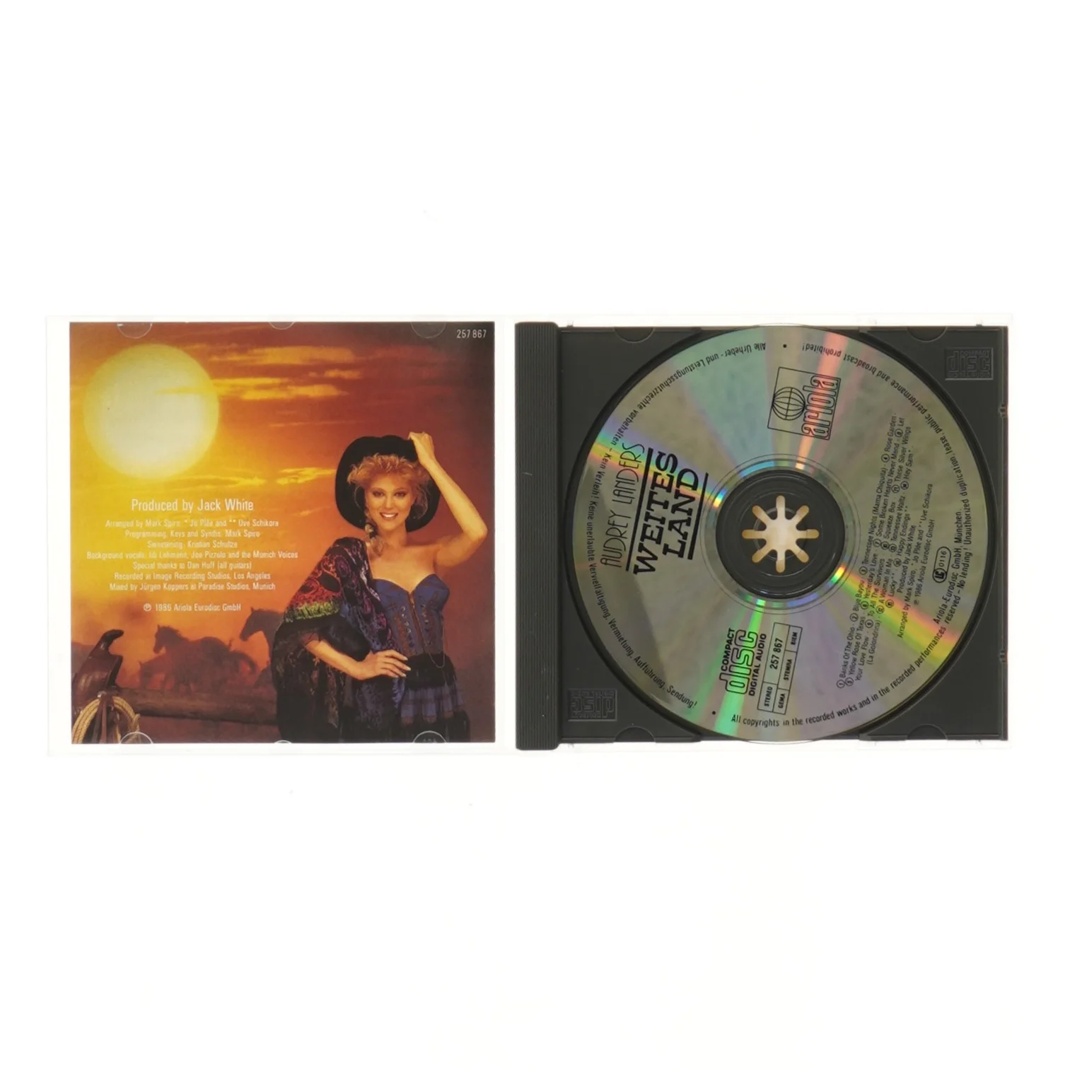 Audrey Landers CD - Weites Land fra Ariola
