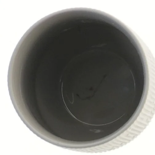 Keramikkrus med riller fra House Og Sander (str. 10 cm)