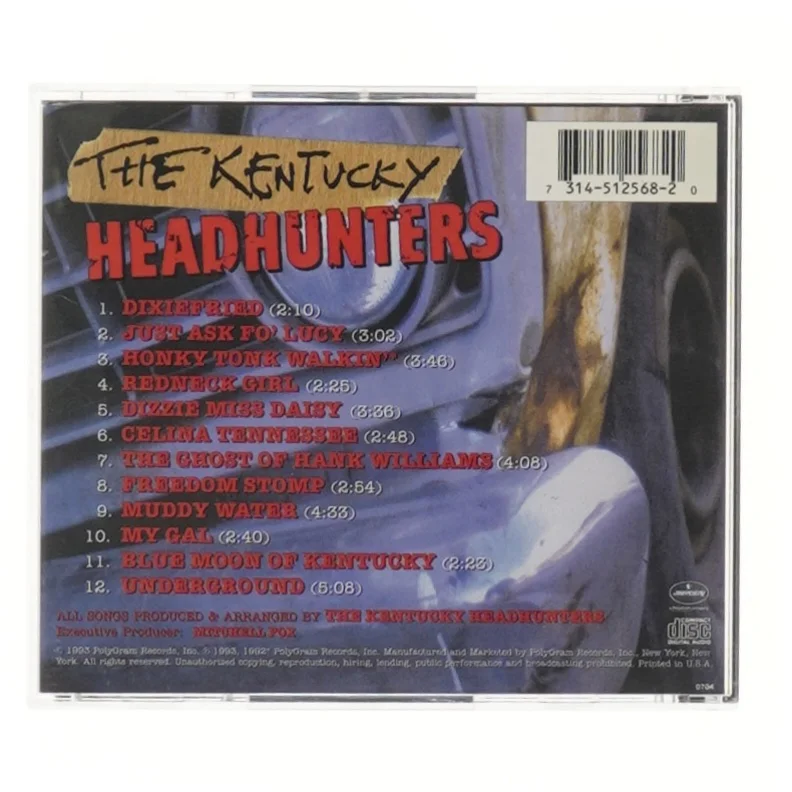 The Kentucky Headhunters - Rave On!! CD fra Mercury