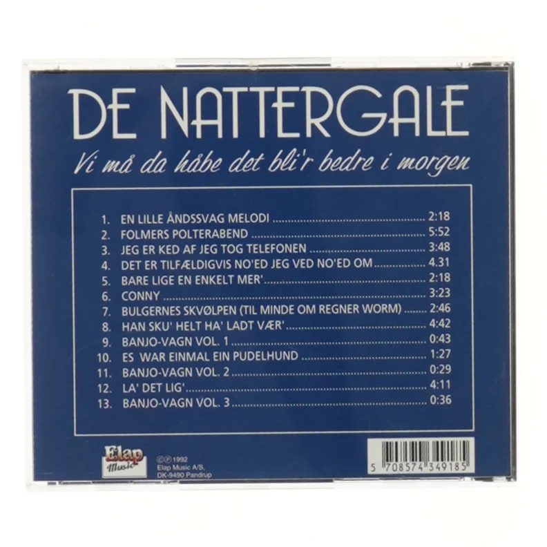 De Nattergale - Vi må da håbe det bli'r bedre i morgen CD
