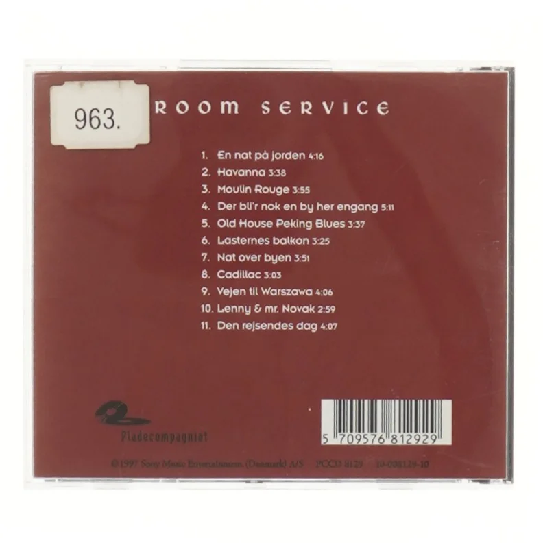Johnny Madsen CD Room Service fra Sony Music Entertainment