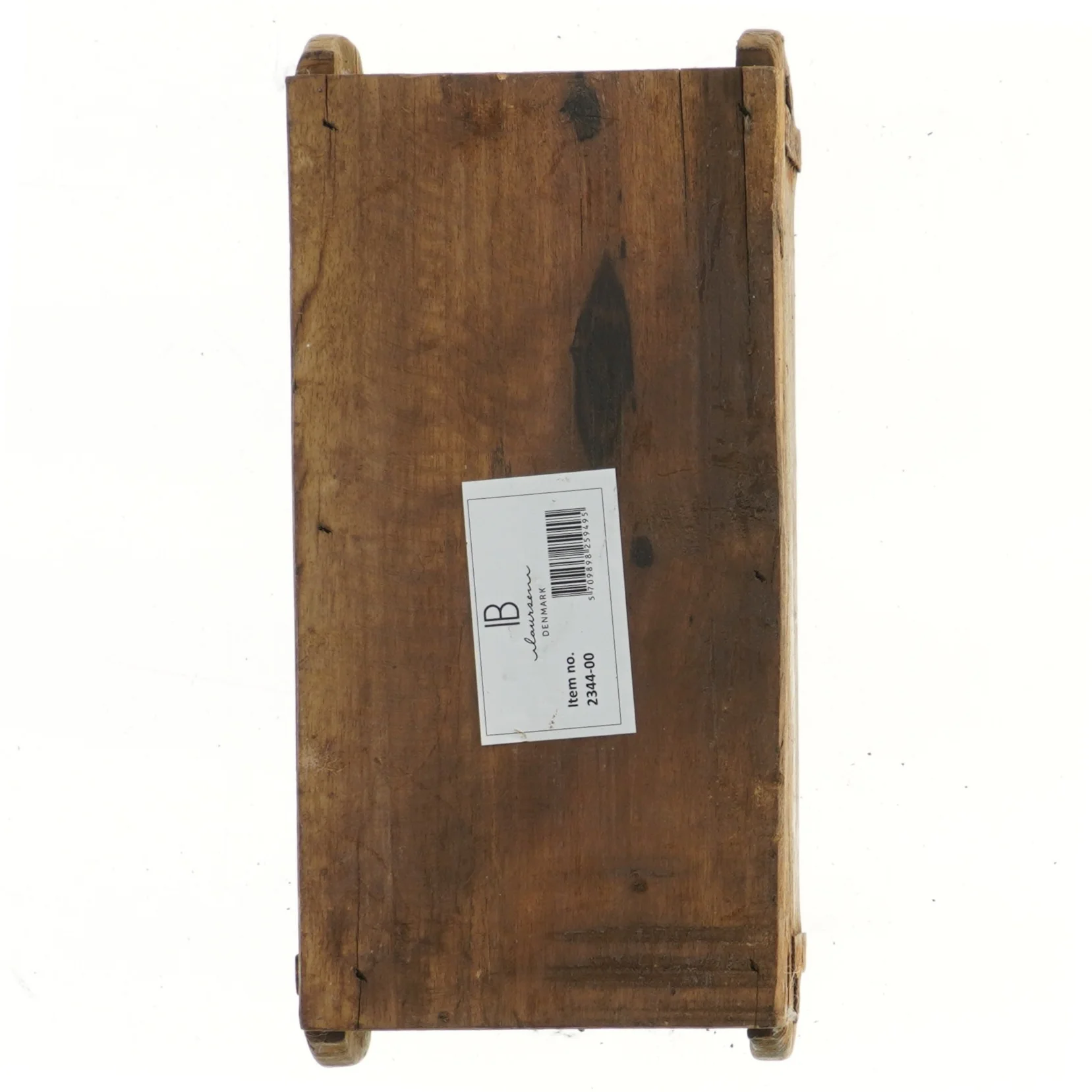 Trækasse med antikt udseende fra Ib Laursen (str. 32x16x10 cm)