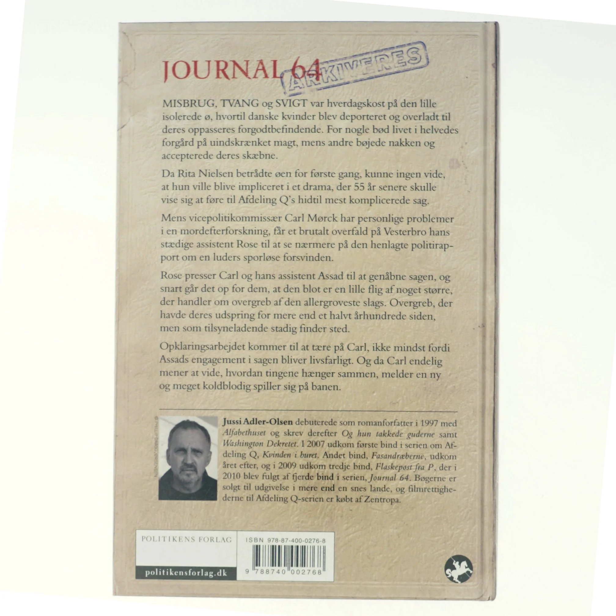 Journal af Jussi Adler-Olsen