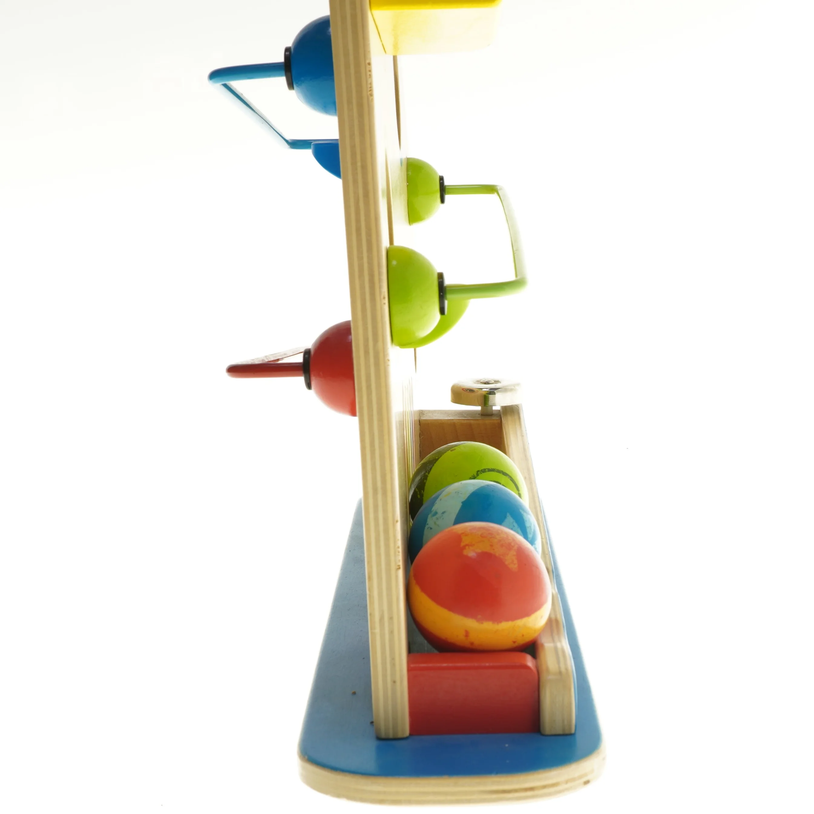 Trælegeplade med kuglebaner fra Hape (str. 40x33 cm)