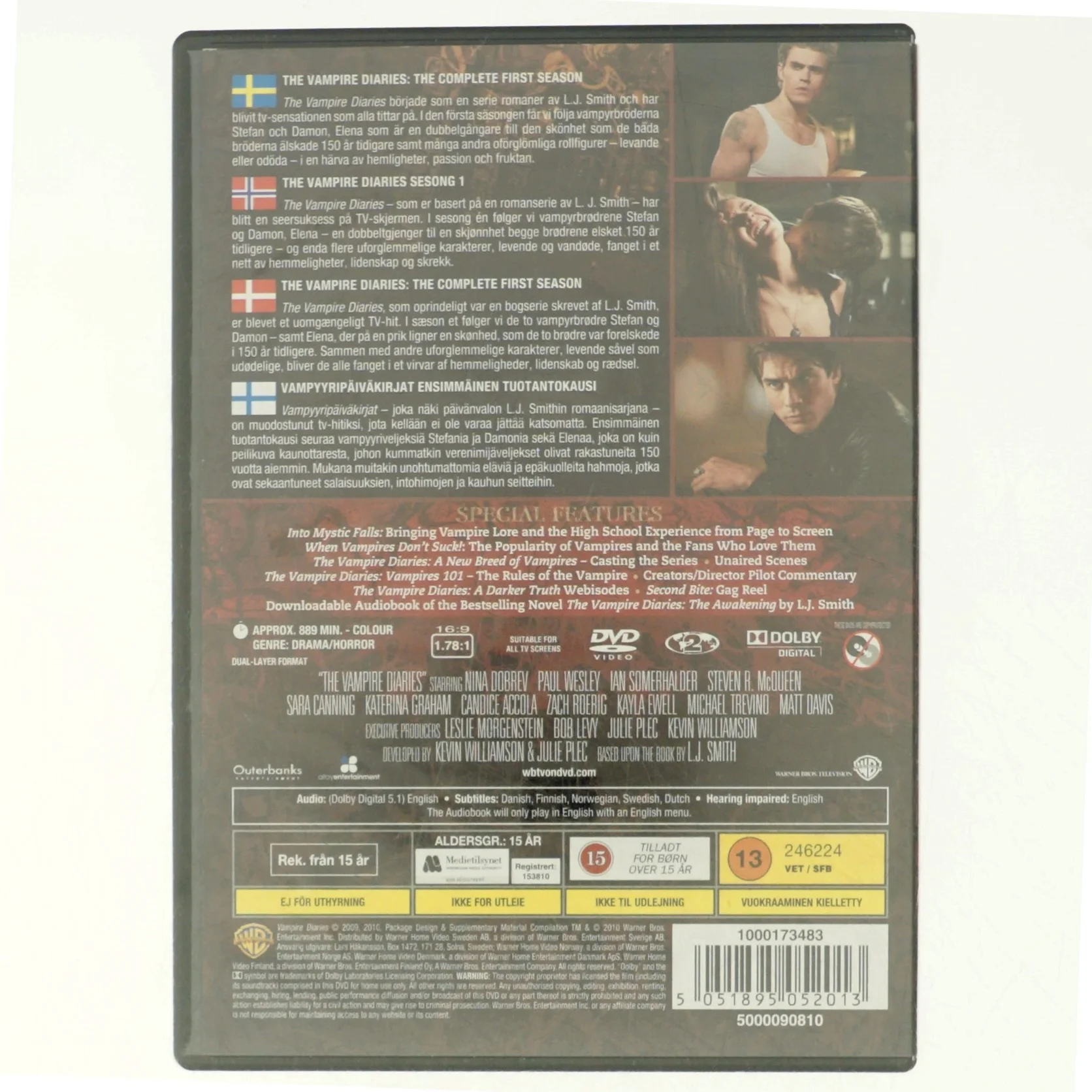 The vampire diaries, first season