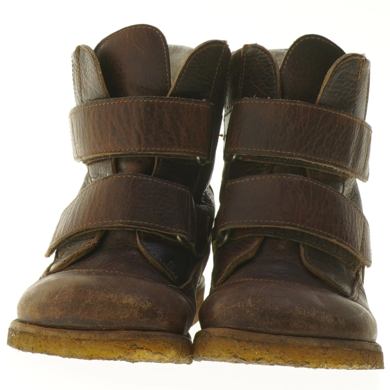 Brune børnestøvler med velcro fra Angulus (str. 22,5 cm)