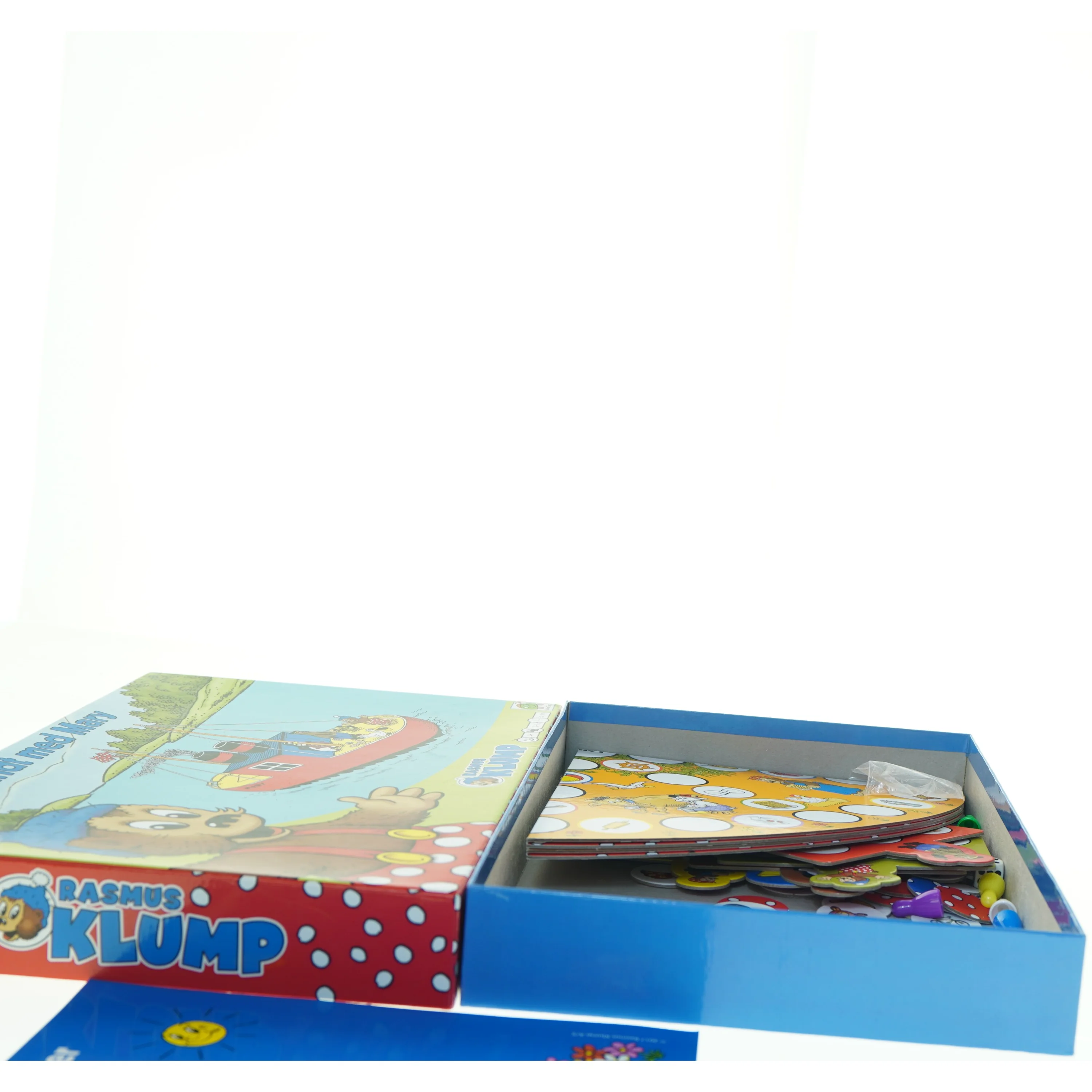 Rasmus Klump: Verden rundt med Mary brætspil fra Barbo Toys (str. 35 x 24 cm)