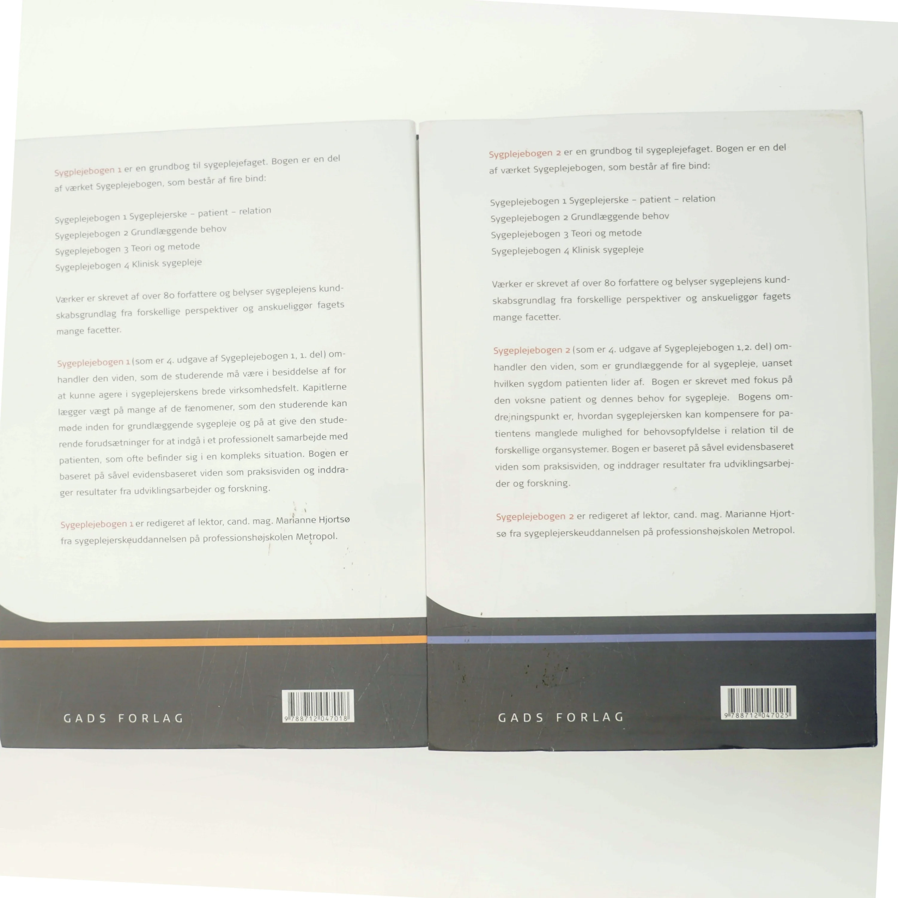 Sygeplejebogen. Bind 1, Sygeplejerske, patient, relation af Marianne Hjortsø (Bog)