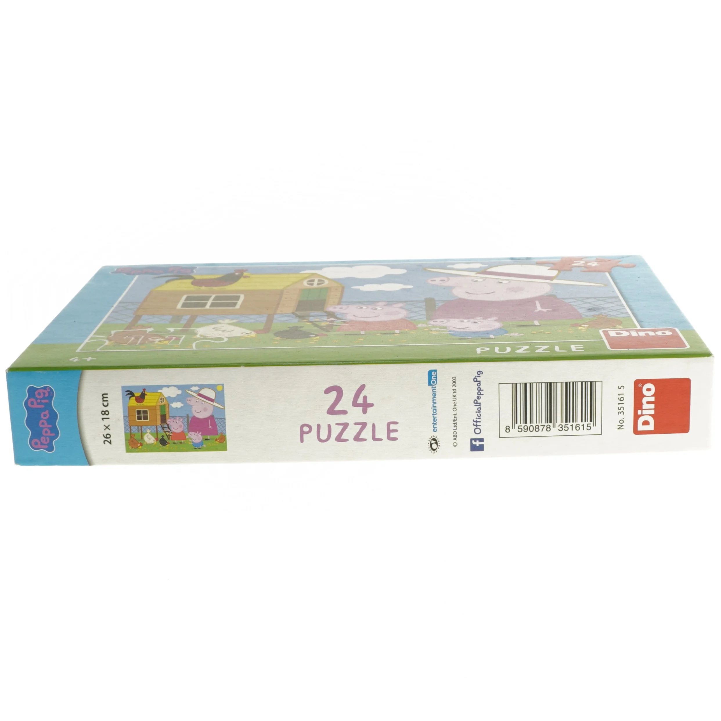 Peppa Pig puslespil med 24 brikker fra Dino (str. 24 brikker cm)