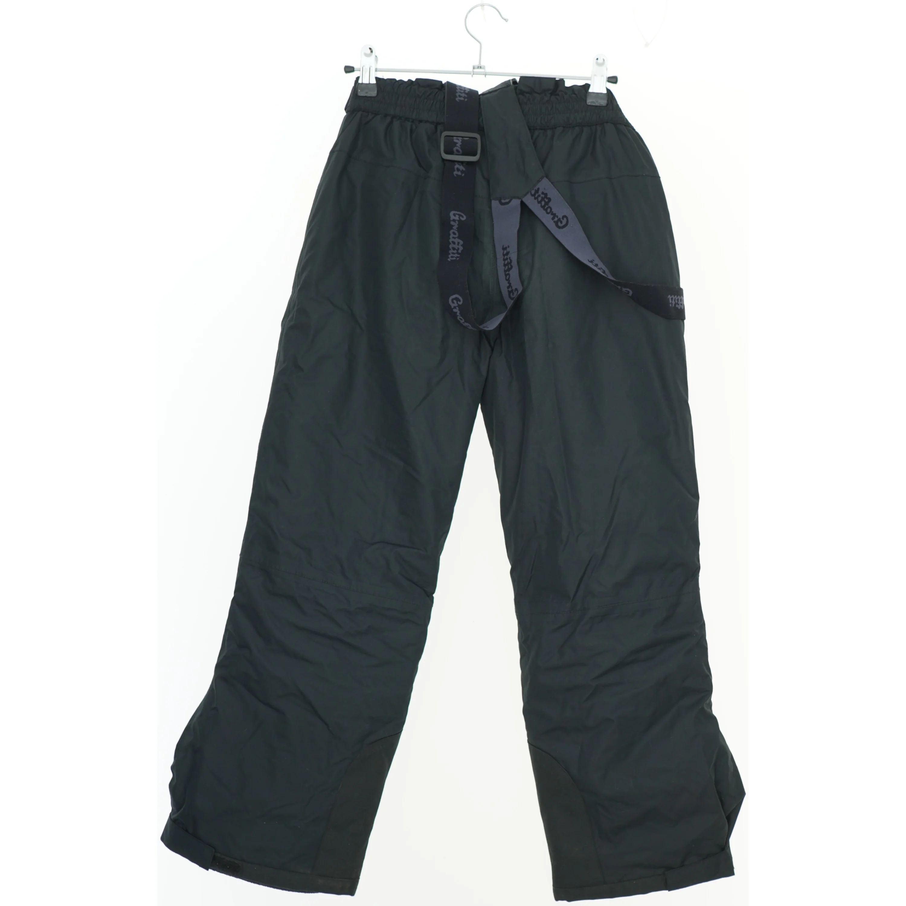 Sorte termobukser med seler fra Graffiti (str. 140)