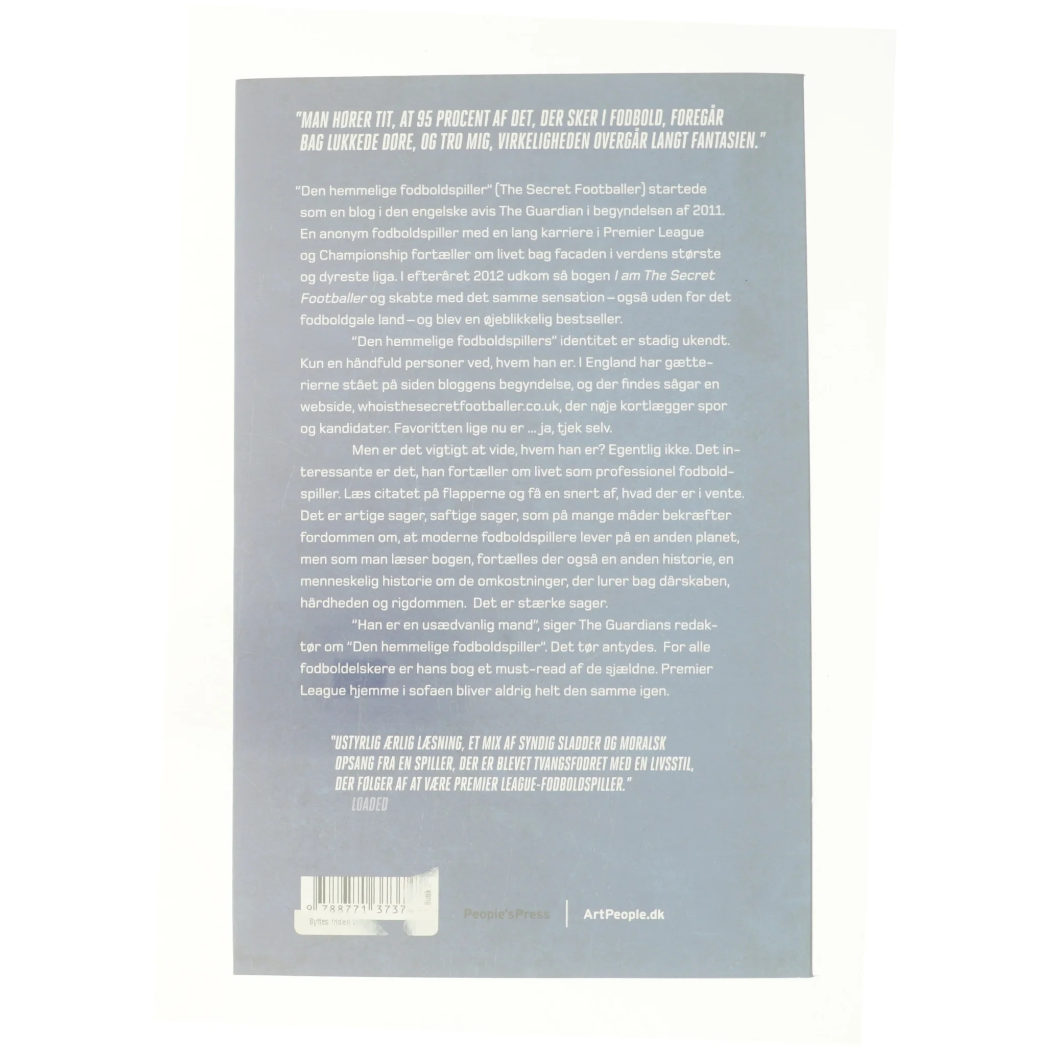 Den hemmelige fodboldspiller (Bog)