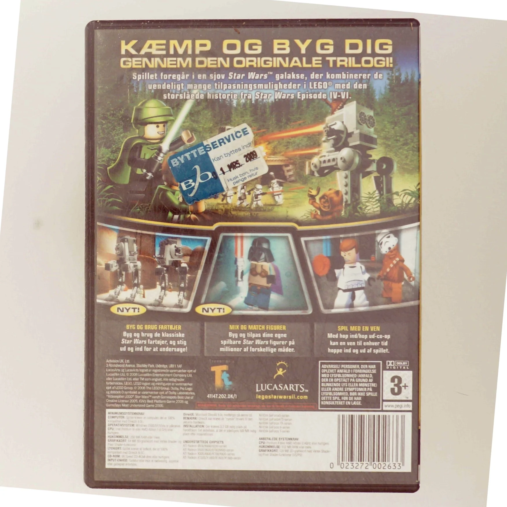 LEGO Star Wars II: The Original Trilogy PC-spil fra LucasArts