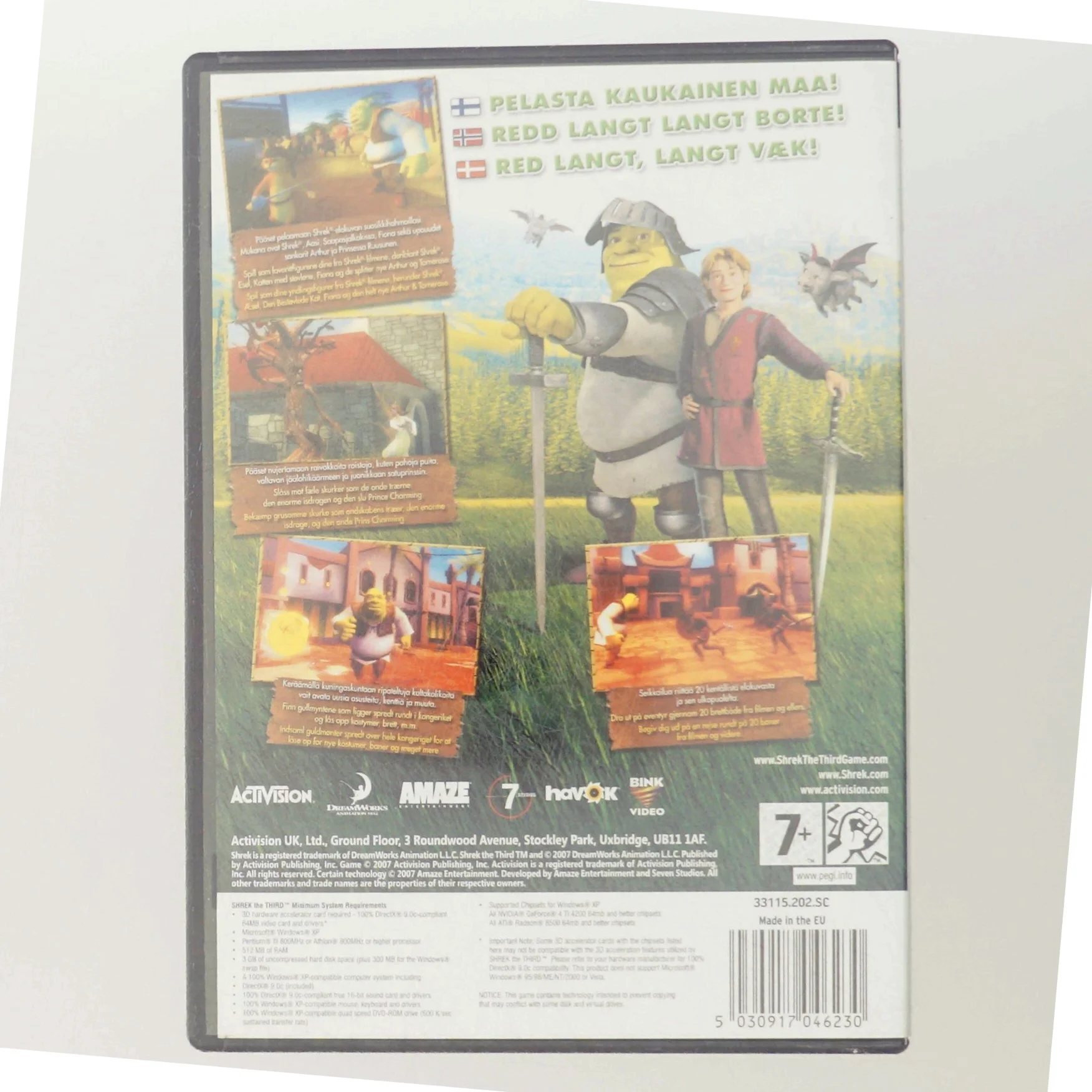 Shrek den Tredje PC spil fra Activision