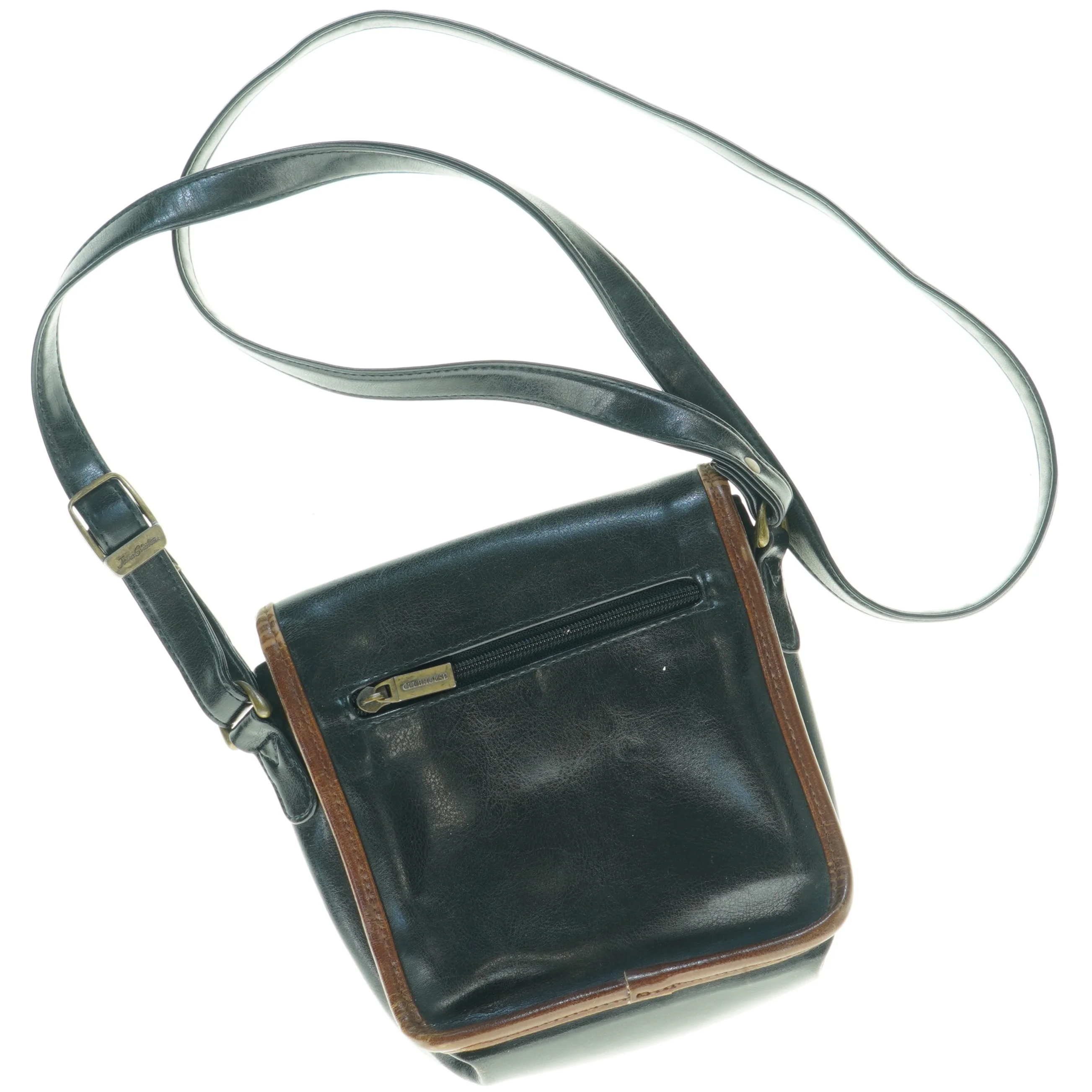 Læder crossbody-taske fra Jane Shilton (str. 19 x 19 cm)
