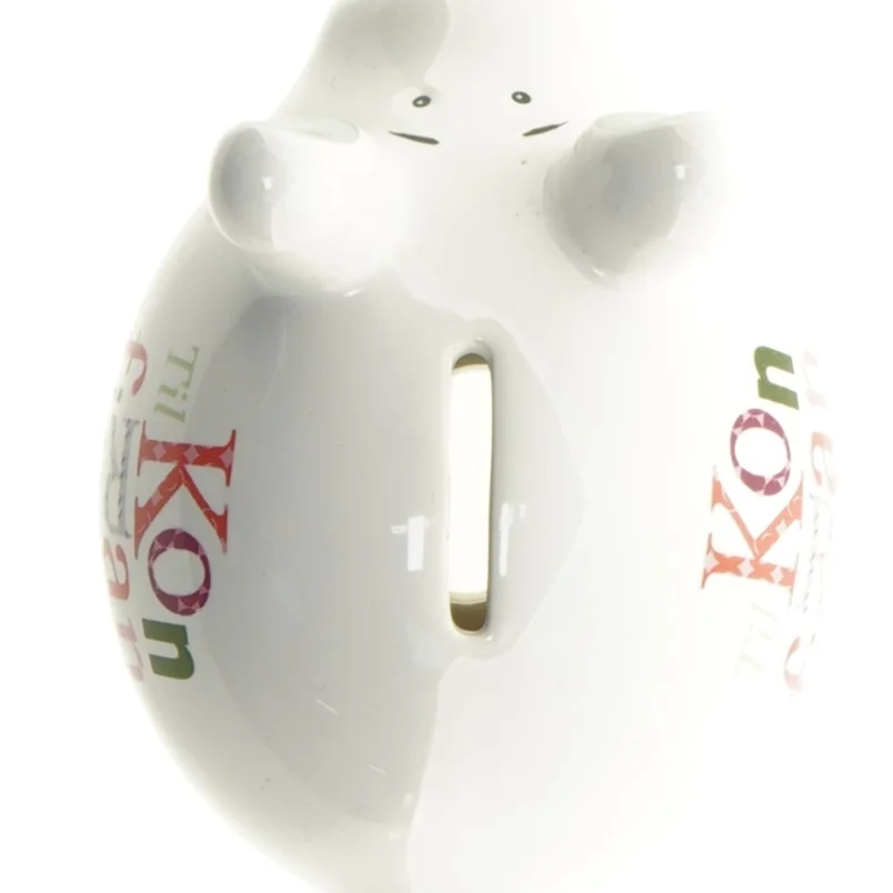 Sparegris i keramik (str. 12 x 9 cm)