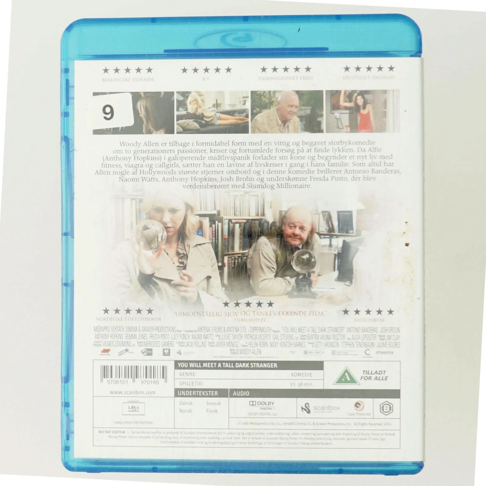 You Will Meet a Tall Dark Stranger med Antonio Banderas (DVD)